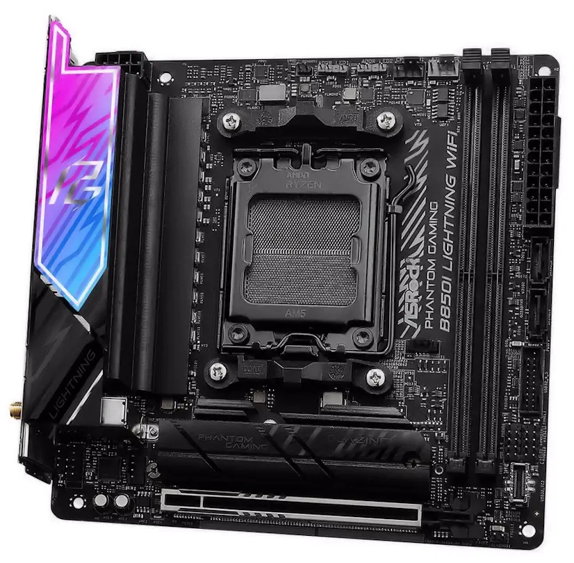 Informático Torrejón de Ardoz - Montaje Placa Base ASRock B850I Lightning WiFi Gaming PC Torrejón de Ardoz